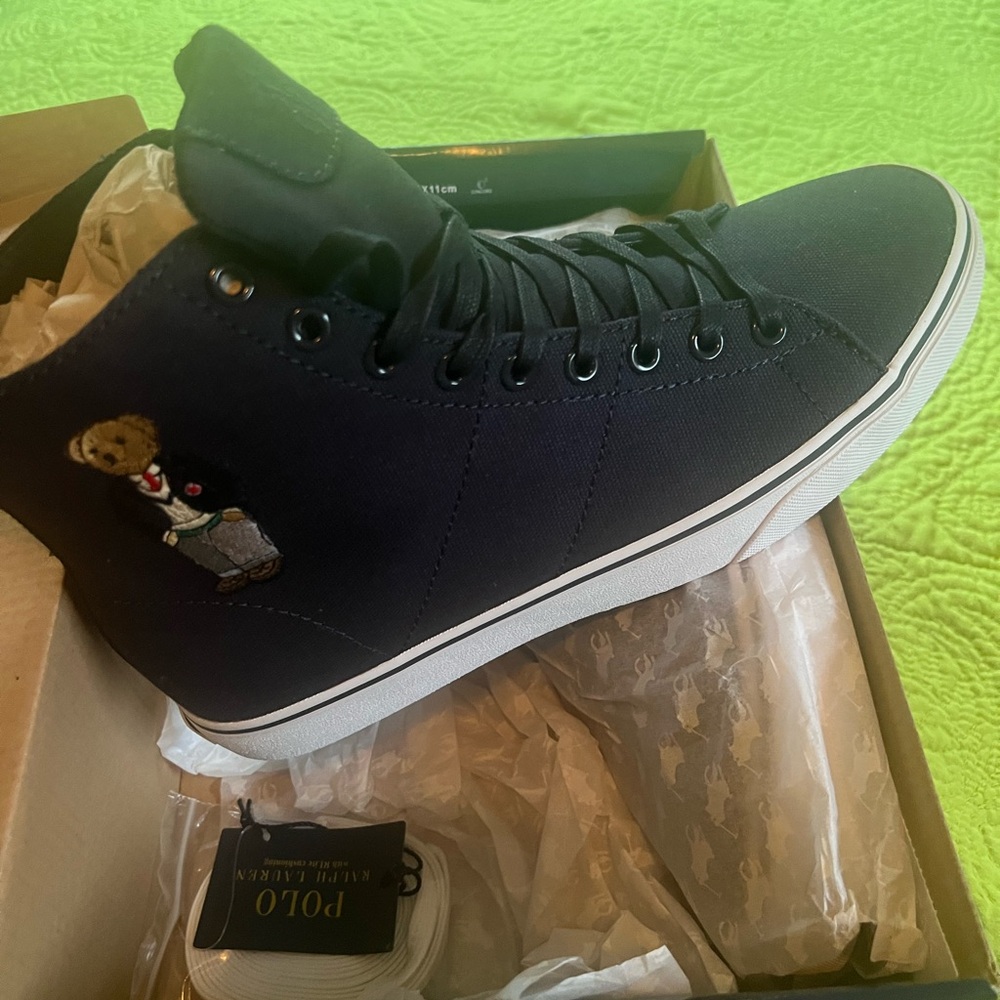 Polo Ralph Lauren Teddybear Hightop Sneakers